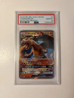 PSA 10 Charizard GX 007/024 Full Art Detective Pikachu SMP2 Japanese Pokemon - Image 1