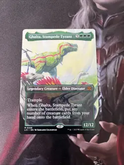 MtG Ghalta, Stampede Tyrant - NM Borderless - Lost Caverns of Ixalan - Image 1