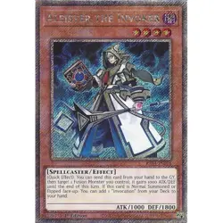 Yugioh RA04-EN278 - Aleister The Invoker - Platinum Secret Rare NM 1st Edition - Image 1