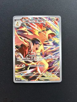 Pokemon TCG Destined Rivals Ethan's Typhlosion Card 190/182 - Image 1