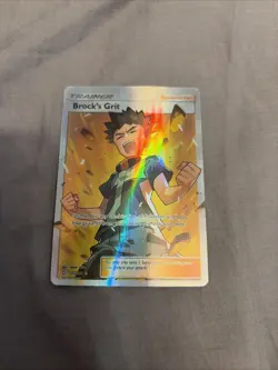 Pokemon TCG Brocks Grit Sun Moon Team Up 172/181 Holo Ultra Rare Mint - Image 2