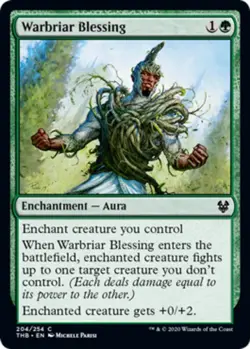 4x Warbriar Blessing - Foil MTG Theros Beyond Death NM Magic Foil - Image 1