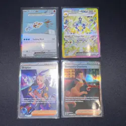 Lot Of 4 Pokemon SIR Special Illustration Rare Cards - Image 1