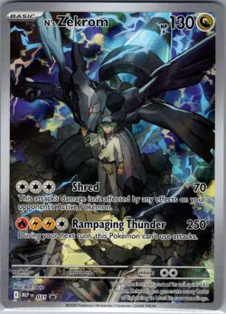 N's Zekrom - 031 ME: Mega Evolution Promo - Pokemon Card - NM - Image 1