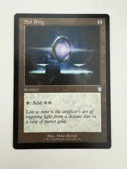 Sol Ring Retro Frame MTG Magic the Gathering Card NM Near Mint BRC - Image 1