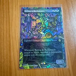 Bebop & Rocksteady - Borderless (Foil) TMNT Teenage Mutant Ninja Turtles MTG - Image 1