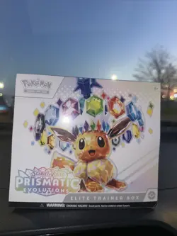 Pokemon TCG Scarlet & Violet Prismatic Evolutions Elite Trainer Box (Retail ETB) - Image 1