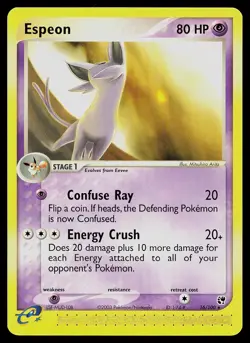 Pokemon Card - Espeon Sandstorm 16/100 Rare - Image 1