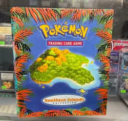 Wizards of the Coast Pokemon TCG Southern Islands 3-Ring Binder - Image 1