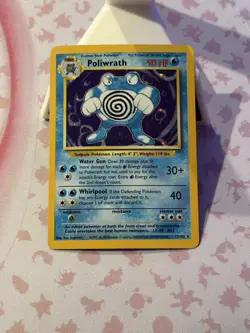 Pokemon Poliwrath 13/102 Base Set Holo Rare 90 HP English 1999 WOTC NM - Image 1