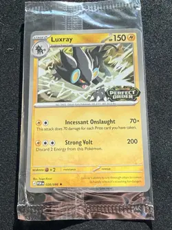 Pokemon Luxray 028/088 Perfect Order Best Buy Stamped Promo Sealed NM Mint - Image 1