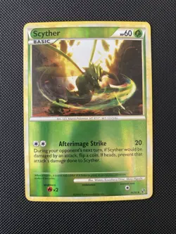 Scyther -Pokemon HGSS Undaunted - Reverse Holo 36/90 - LP - Image 1