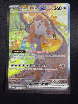 Pokemon Bloodmoon Ursaluna ex (SIR) | 216/167 Sv06: Twilight Masquerade Holo NM - Image 1