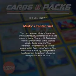 Carte Pokemon Misty's Tentacruel 73 Japanese Holo Hanada City Gym PSA 9 ✨ - Image 4