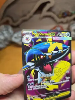 Pokemon TCG Mega Sharpedo EX 113 Holo Ultra Rare Full Art Phantasmal Flames - Image 4