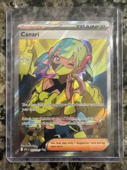Canari 257/217 Full Art Secret Rare Trainer Pokemon TCG Paradox Rift NM - Image 1