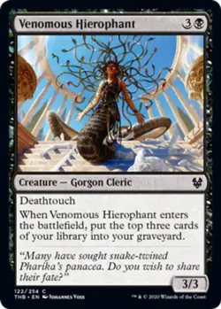 4x Venomous Hierophant MTG Theros Beyond Death NM Magic Regular - Image 1