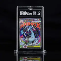 TAG 10 2025 POKEMON MEGA JAPANESE #223/193 DREAM EX X CHARIZARD PSA - Image 1