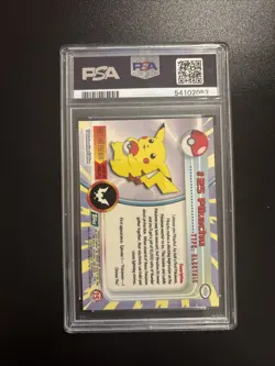1999 Topps Pokemon TV Pikachu #25 PSA 10 Gem Mint - Image 3