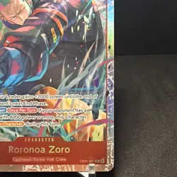 One Piece Roronoa Zoro EB04-007 SR ENGLISH OP15 - Mint - Image 2