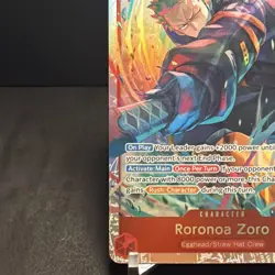 One Piece Roronoa Zoro EB04-007 SR ENGLISH OP15 - Mint - Image 3