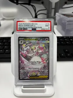 2025 POKEMON MEG EN-MEGA EVOLUTION #178 MEGA GARDEVOIR EX PSA 9 - Image 1