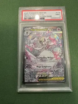 2025 POKEMON MEG EN-MEGA EVOLUTION #178 MEGA GARDEVOIR EX PSA 9 - Image 1
