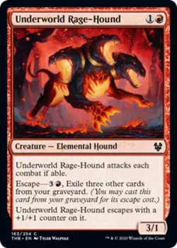 4x Underworld Rage-Hound MTG Theros Beyond Death NM Magic Regular - Image 1