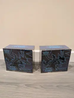 x2 Pokemon Center TCG Phantasmal Flames ETB Elite Trainer Box - New Sealed - Image 1