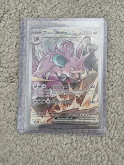 Pokemon TCG Team Rocket's Nidoking EX 233/182 Sir, Destined Rivals ✅ - Image 1