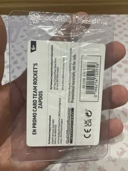 Team Rocket's Zapdos - 070/182 - Destined Rivals Sealed EB GAMES Promo - Pokemon - Image 2