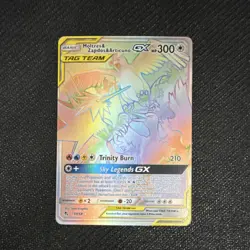 Pokemon Moltres & Zapdos & Articuno GX 69/68 Hidden Fates Full Art Secret Rare … - Image 1