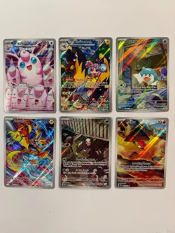 Pokemon Lot 6 English, Sword shield, Scarlett Violet, Eevee, Pikachu, Zapdos - Image 1