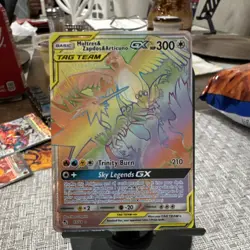 The Pokemon Company Moltres & Zapdos & Articuno GX Hidden Fates Secret TAG TEAM… - Image 1