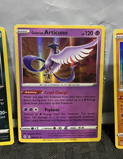Lot of 3 SwSh07 Evolving Skies Holo Rares Galarian Articuno Zapdos Moltres - Image 3