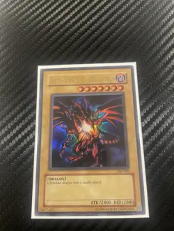 Yu-Gi-Oh Red-Eyes Black Dragon Ultra Rare Holo Card JMP-002 - Image 1