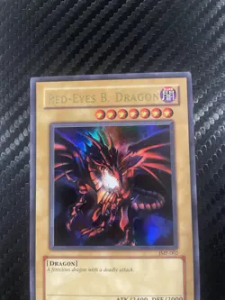 Yu-Gi-Oh Red-Eyes Black Dragon Ultra Rare Holo Card JMP-002 - Image 3