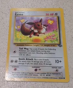 Eevee - 51/64 - Jungle Set - LP - Pokemon Card - Image 1
