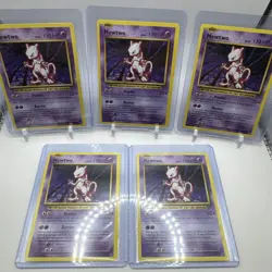 Mewtwo Pokemon XY Evolutions Non Holo - 51/108 (5 Card Lot) - Image 1