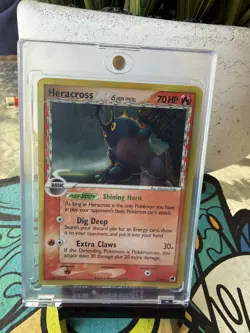 Heracross 3/101 Delta Species EX Dragon Frontiers Holo Pokemon Card - Image 1