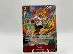 One Piece Card Game Sanji ST21-003 C (Alt Art) Starter Deck EX: Gear 5 Parallel - Image 1