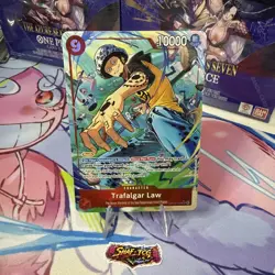 One Piece CCG Trafalgar Law OP14-009 Alt Art SR - English - - Image 1
