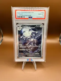 2025 Pokemon Mega Evolution Steelix 150/132 IR PSA 10 - Image 1