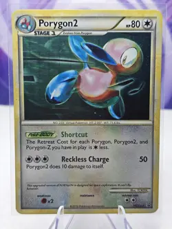2010 Porygon2 Holo Pokemon HeartGold SoulSilver Black Star Promo HGSS23 - Image 1