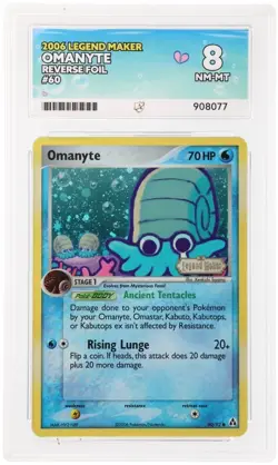 Pokemon TCG | Ace 8 Crying Omanyte 60/92 Reverse Holo Stamped Legend Maker Pop 1 - Image 1