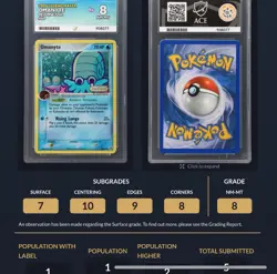 Pokemon TCG | Ace 8 Crying Omanyte 60/92 Reverse Holo Stamped Legend Maker Pop 1 - Image 3