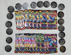 Phantasmal Flames Sealed Pokemon Booster Packs LOT OF 20 - Image 1