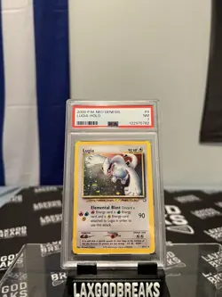 2000 POKEMON NEO GENESIS #9 LUGIA-HOLO PSA 7 - Image 3