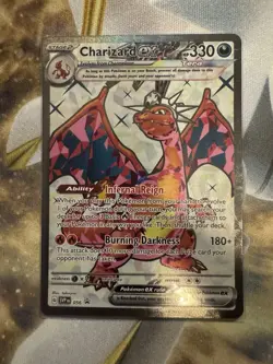 Pokemon TCG Charizard ex Sv03: Obsidian Flames 215/197 Holo Ultra Rare - Image 1