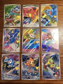 Pokemon First Partner Promo Complete Set Of 9 Series 1 - Image 1